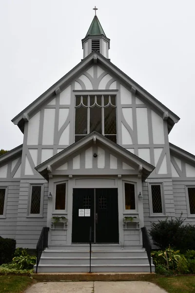 Peaks Island Sep Christopher Catholic Church Peaks Island Maine See — 스톡 사진