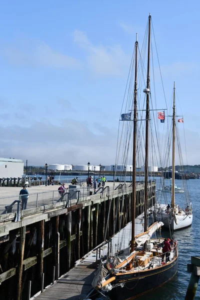 Portland Sep Casco Bay Lines Ferry Terminal Portland Maine Visto — Foto de Stock