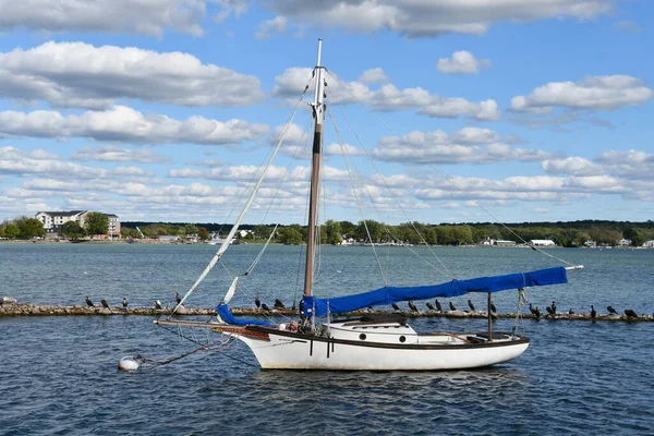 Canandaigua Sep Άποψη Της Λίμνης Canandaigua Από Canandaigua City Pier — Φωτογραφία Αρχείου