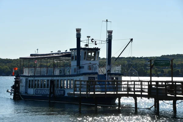 Canandaigua Sep Crucero Canandaigua Lady Lago Canandaigua Estado Nueva York — Foto de Stock