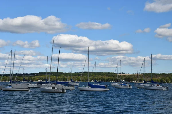 Canandaigua Sep Boats Canandaigua Lake New York State See Sep — 스톡 사진