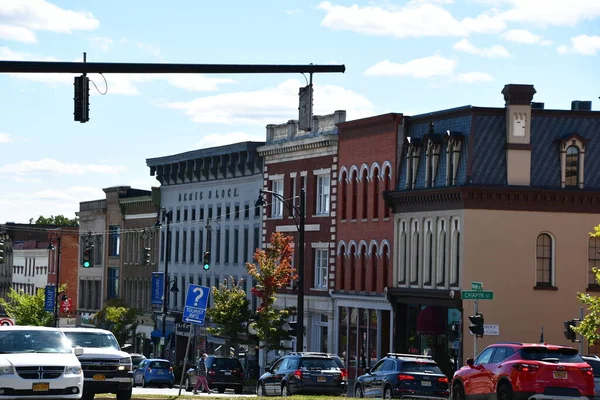 Candaigua Sep Main Street Downtown Canandaigua New York Viz 2020 — Stock fotografie