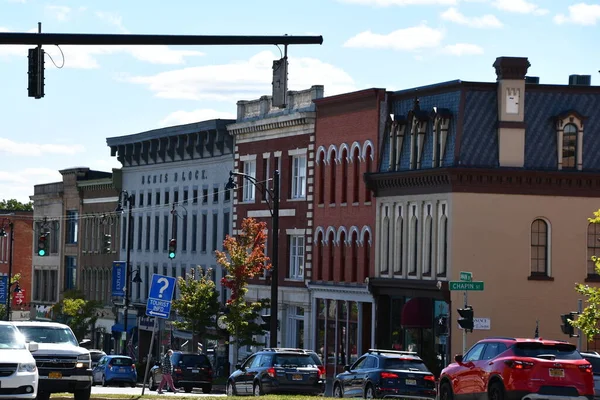 Candaigua Sep Main Street Downtown Canandaigua New York Viz 2020 — Stock fotografie