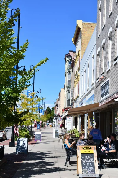 Canandaigua Sep Main Street Centro Canandaigua Nueva York Visto Sep — Foto de Stock