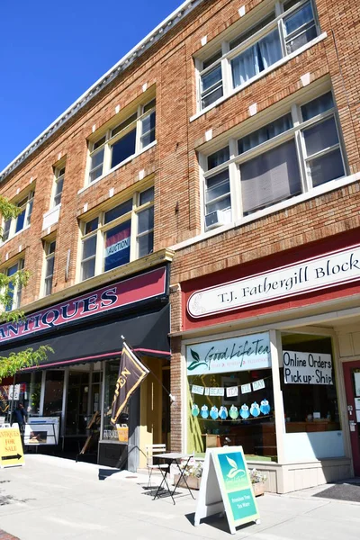 Canandaigua Sep Main Street Downtown Canandaigua New York Seen Sep — Stock Photo, Image