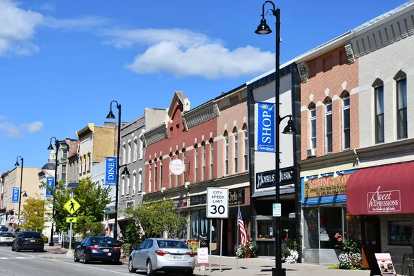 Canandaigua Sep Main Street Centro Canandaigua Nueva York Visto Sep — Foto de Stock