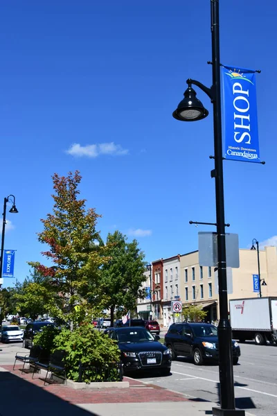 Canandaigua Sep Main Street Centro Canandaigua Nueva York Visto Sep — Foto de Stock