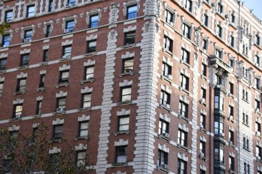 NEW YORK, NY - 3 Haziran 2019 'da New York' ta Manhattan 'da gökdelen.