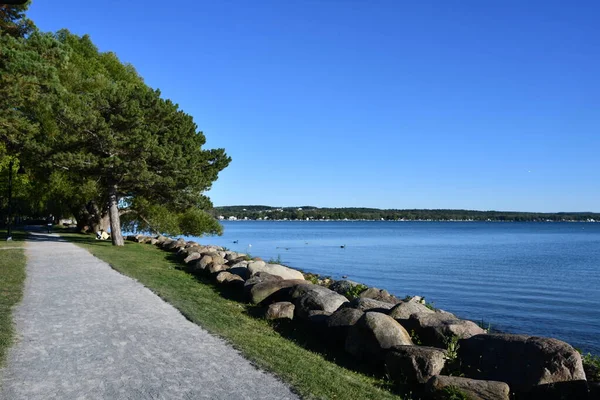 Canandaigua New York Taki Kershaw Park Tan Canandaigua Gölü Manzarası — Stok fotoğraf