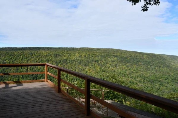 Jump Scenic Point Gannett Hill Ontario County Park Naples New — Stock Photo, Image