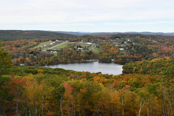 View Top Tower Mount Tom State Park Washington Connecticut — Stock Photo, Image