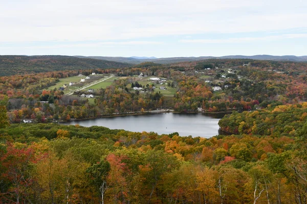 Vista Desde Cima Torre Parque Estatal Mount Tom Washington Connecticut —  Fotos de Stock