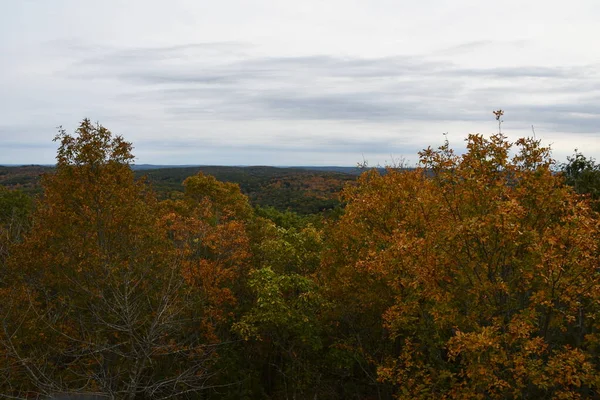 Vista Desde Cima Torre Parque Estatal Mount Tom Washington Connecticut —  Fotos de Stock