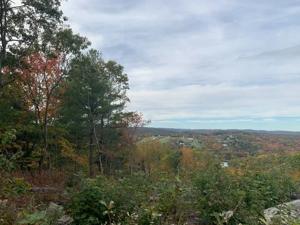Vista Desde Cima Torre Parque Estatal Mount Tom Washington Connecticut — Foto de Stock