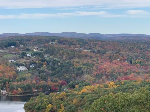 Vista Desde Cima Torre Parque Estatal Mount Tom Washington Connecticut —  Fotos de Stock