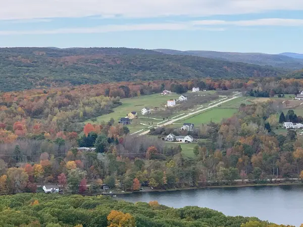 Vue Depuis Sommet Tour Mount Tom State Park Washington Connecticut — Photo