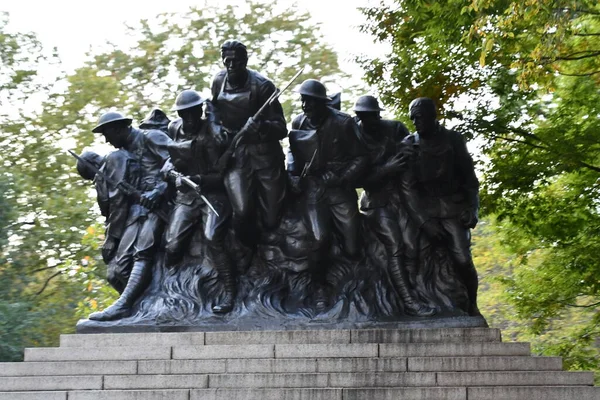 New York Oct One Hundred Seventh 107Th Infantry Memorial Central — Stock Photo, Image