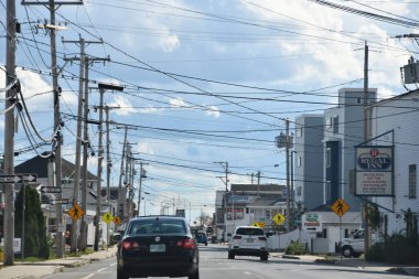 HAMPTON, NH OCT 3: 3 Ekim 2020 'de görüldüğü gibi Hampton, New Hampshire' da rıhtım. 