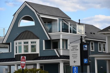 HAMPTON, NH OCT 3: 3 Ekim 2020 'de görüldüğü gibi Hampton, New Hampshire' da rıhtım. 