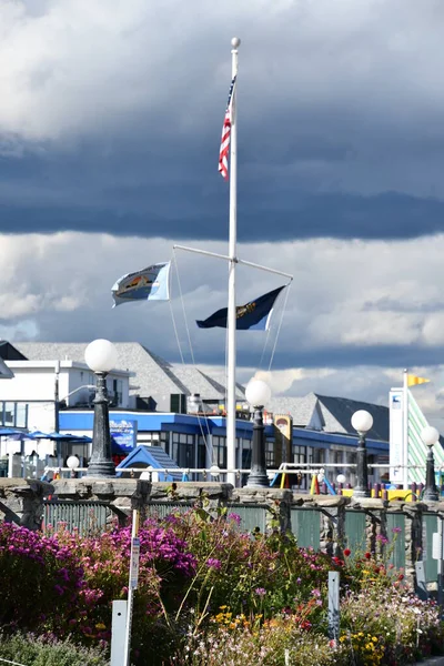 HAMPTON, NH OCT 3: Hampton Beach State Park, New Hampshire, 3 Ekim 2020 'de görüldüğü gibi. 