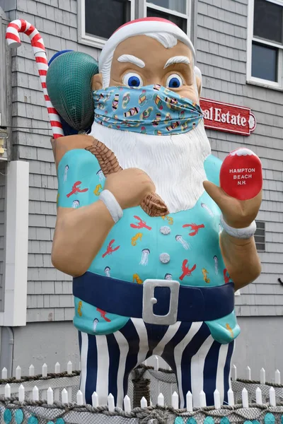 Hampton, New Hampshire 'da 3 Ekim 2020' de görülen kum ve Noel Baba Hediye Dükkanı..