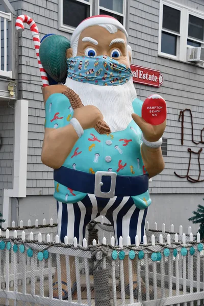 Hampton, New Hampshire 'da 3 Ekim 2020' de görülen kum ve Noel Baba Hediye Dükkanı..
