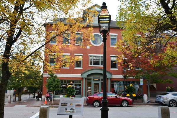 Portsmouth Oct Downtown Portsmouth New Hampshire Seen Oct 2020 — Stock Photo, Image