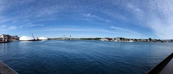 Portsmouth Oct Portsmouth Harbor New Hampshire Visto Oct 2020 — Foto de Stock