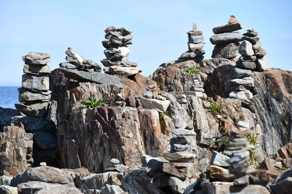 Rock Beach Odiorne Point Állami Parkban Rye Ban New Hampshire — Stock Fotó