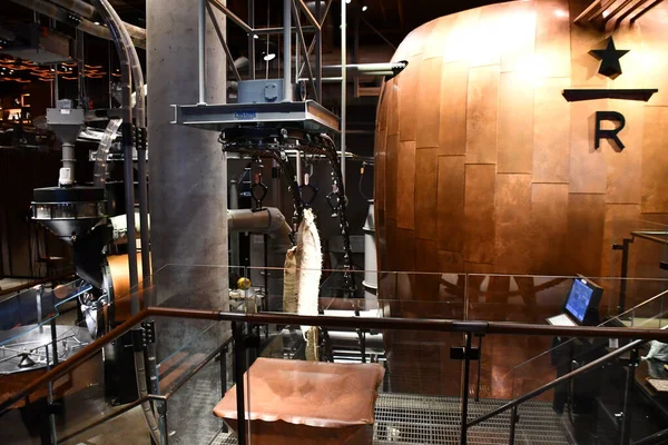 New York November Starbucks Reserve Roastery New York City Aufgenommen — Stockfoto