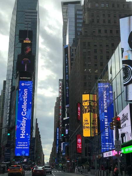 Nueva York Nov Times Square Presentado Con Broadway Theaters Carteles — Foto de Stock