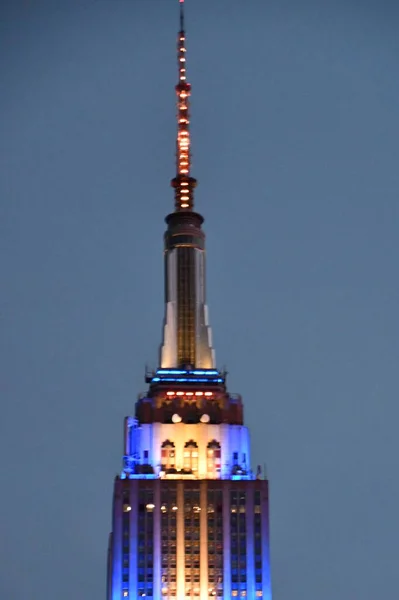 Nova Iorque Dec Empire State Building Nova York Como Visto — Fotografia de Stock