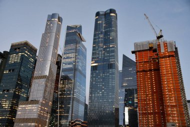 NEW YORK, NY - 26 DEC: Hudson Yards, New York City 'de 26 Aralık 2020' de görüldüğü gibi yeni gelişmeler.