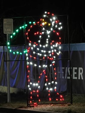 WALLINGFORD, CT - 27 Aralık 2020 'de Wallingford, Connecticut' taki Toyota Oakdale Tiyatrosu 'nda Işıkların Sihri gösterimi.