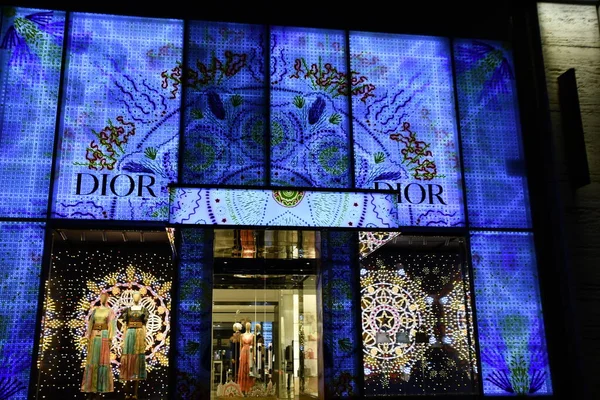 New York Dec Εορταστική Σεζόν Στο Κατάστημα Christian Dior Flagship — Φωτογραφία Αρχείου