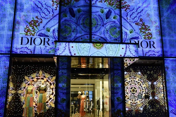 New York Dec Εορταστική Σεζόν Στο Κατάστημα Christian Dior Flagship — Φωτογραφία Αρχείου