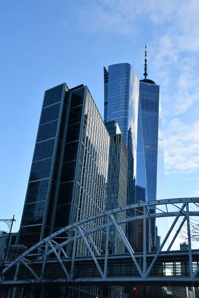 New York Dec View World Trade Center Lower Manhattan New — 图库照片