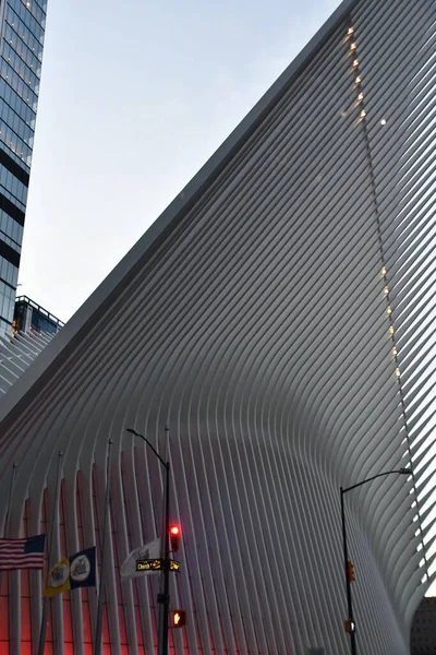 New York Dec Oculus Westfield World Trade Center Transportation Hub — Stock Fotó