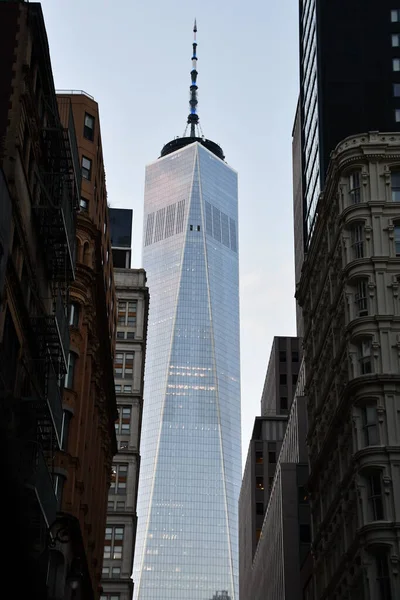 Nova Iorque Dec World Trade Center Tower One Edifício Mais — Fotografia de Stock