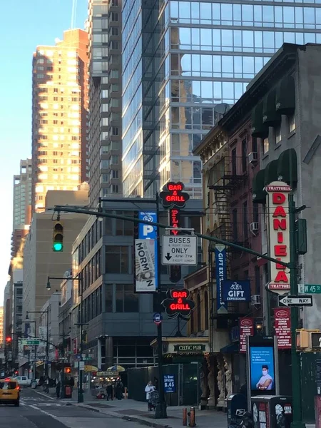 New York Dec Times Square Apresentado Com Broadway Theaters Sinais — Fotografia de Stock