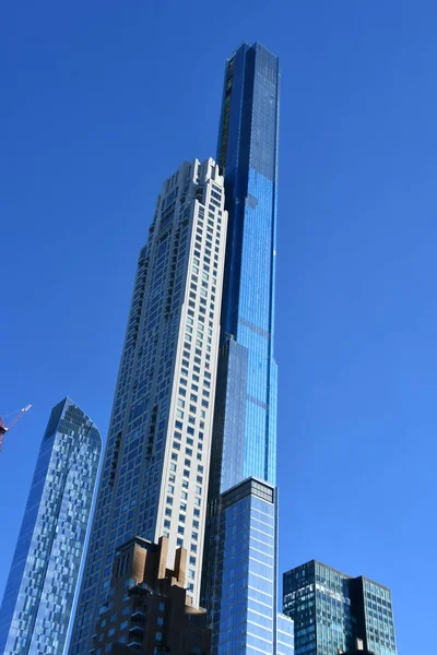 Nova Iorque Feb Arranha Céus Manhattan Nova Iorque Como Visto — Fotografia de Stock