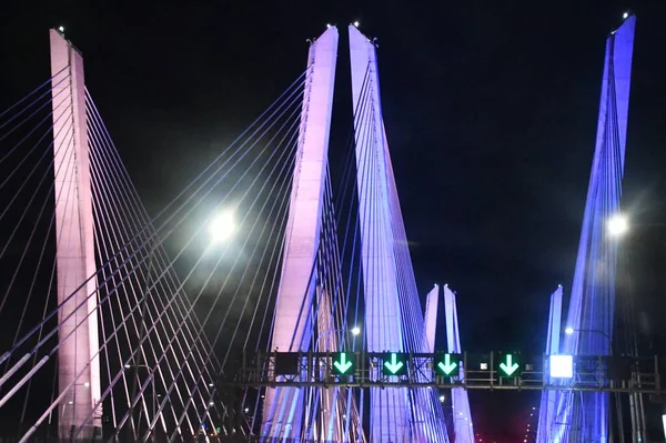 Westchester New York Taki Yeni Mario Cuomo Köprüsü Şubat 2021 — Stok fotoğraf