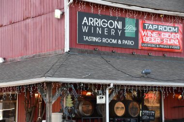 Portland, Connecticut 'taki Arrigoni Şaraphanesi, 20 Mart 2021' de görüldüğü gibi..