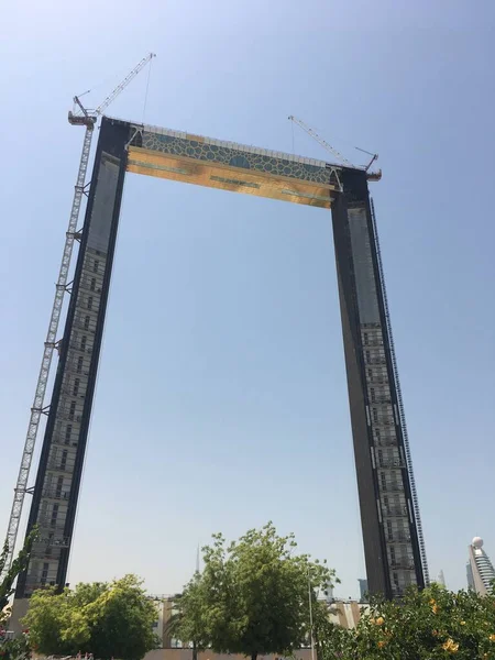 Dubai Bae Nisan 2017 Dubai Bae Dubai Frame Inşaatı Dünyanın — Stok fotoğraf