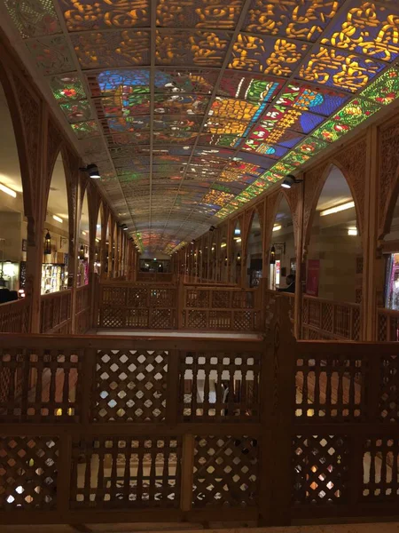 阿联酋 12月10日 2018年12月10日 阿联酋迪拜瓦菲购物中心的Khan Murjan市场 瓦菲城 风格古埃及 是一个综合用途的发展 包括商场 酒店和餐馆 — 图库照片