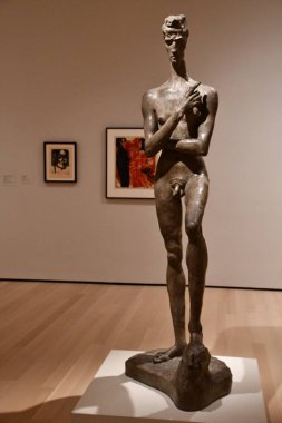 NEW YORK, NY - 16 Mayıs: New York 'taki Modern Sanat Müzesi (MoMA), 16 Mayıs 2021.