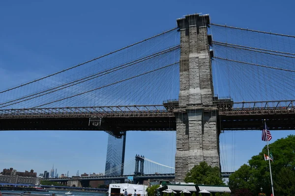 Brooklyn Bridge Nova York Eua — Fotografia de Stock