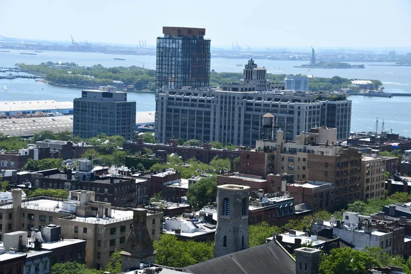 Brooklyn Jun Zicht New York City Vanuit Brooklyn New York — Stockfoto