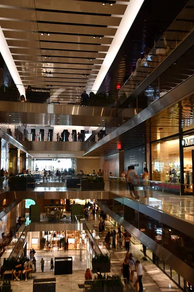 Nueva York Junio Las Tiendas Restaurantes Hudson Yards Manhattan Nueva — Foto de Stock