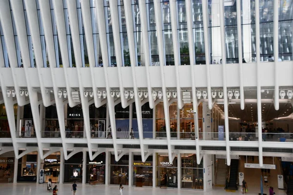 Nueva York Jun Oculus Del Westfield World Trade Center Transportation — Foto de Stock